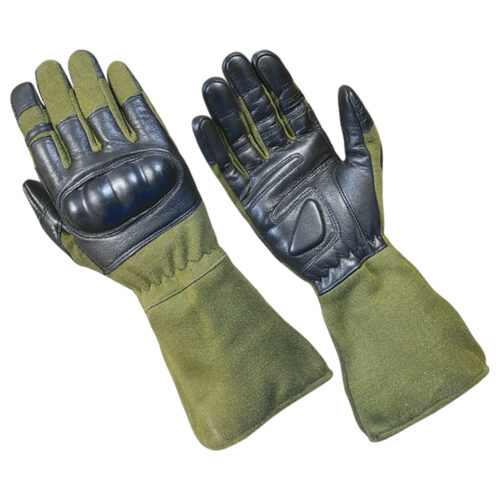 Operator Long Cuff Glove Secure Knuckles Tactical Military Glove